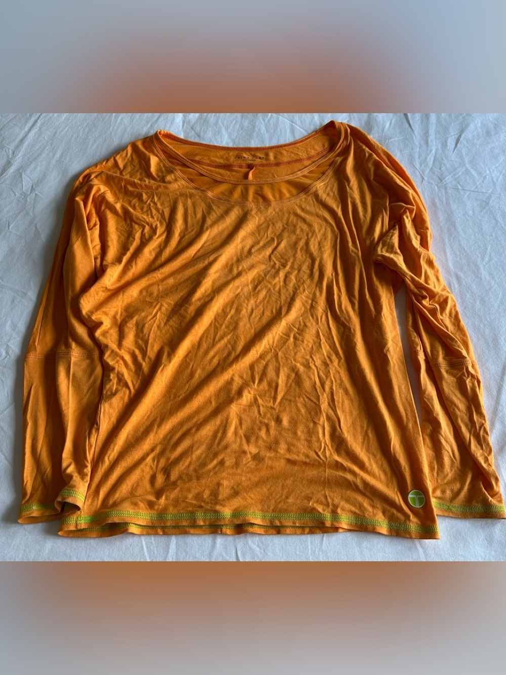 Trina Turk Women’s Lightweight Orange Long Sleeve Top